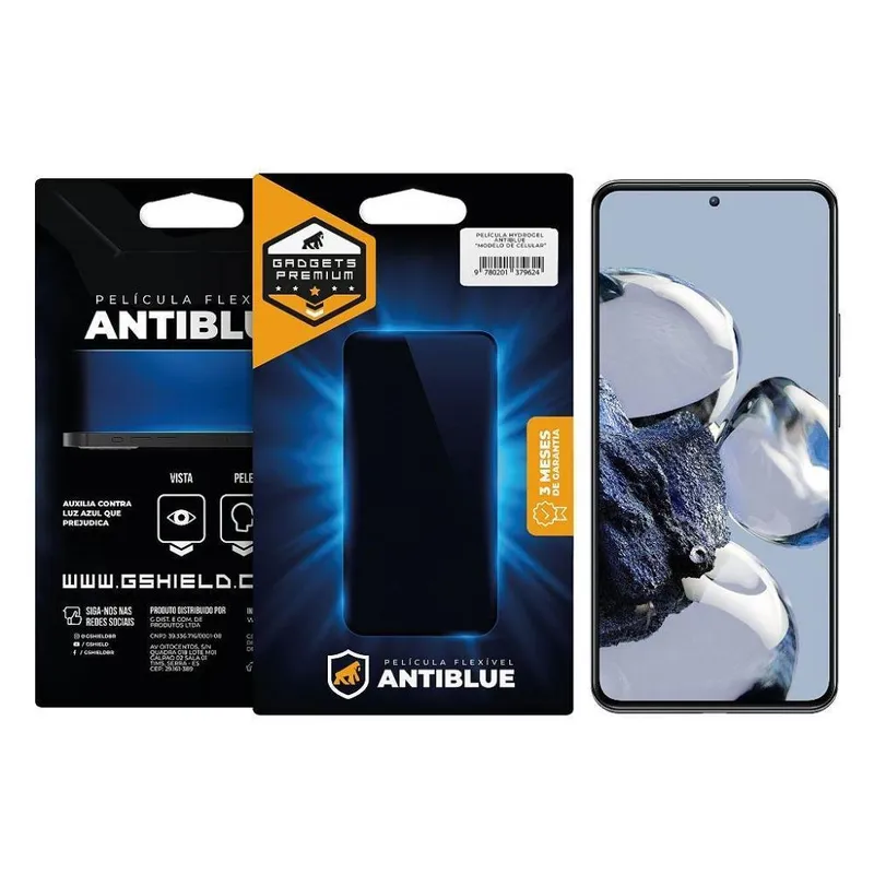 Película Gorila Shield, Para Xiaomi 12t Pro, Antiblue