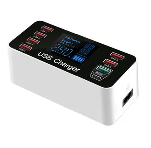 Estação De Carregamento Usb Ultra Rápido Porta Qc3.0 40w