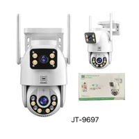 Câmera De Segurança Jt-9697 Dual Branca Externa Full Hd