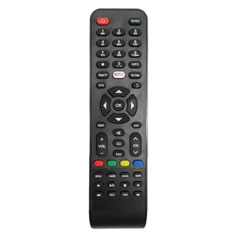 Controle Remoto Para Smart Tv LED Philco Ph39e31dg Teclas Netflix E Dtvi