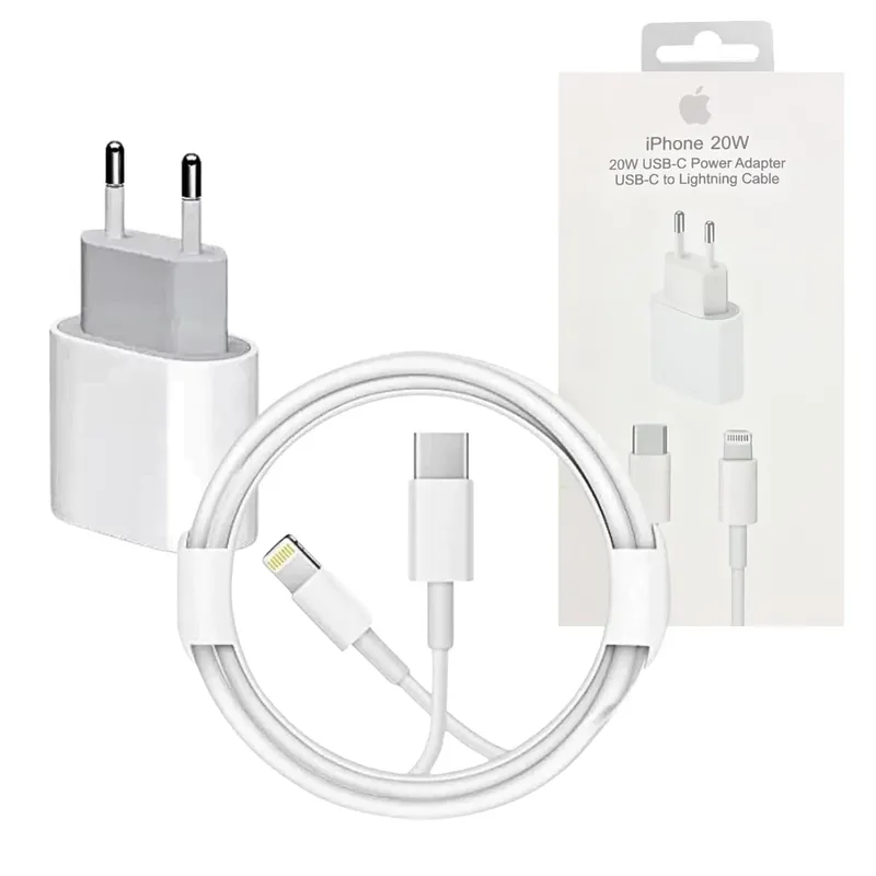 Carregadorlightning / Tipo-c 20w Cabo Móvel Linha Premium