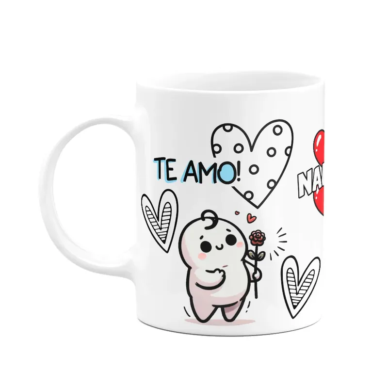 Caneca Namorados - Como É Bom Amar Você - 325ml