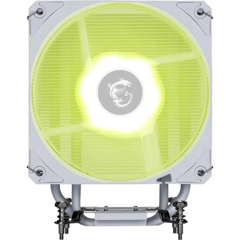 Air Cooler Gamer MSI MAG COREFROZR AA13 White, ARGB, AMD e Intel, 120mm, Branco - CFAA13W