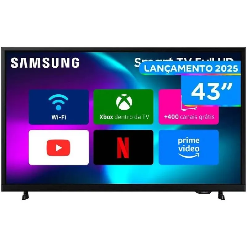 Smart TV 43" Samsung Full HD 43F6000F Tizen Hyper Real 2 HDMI
