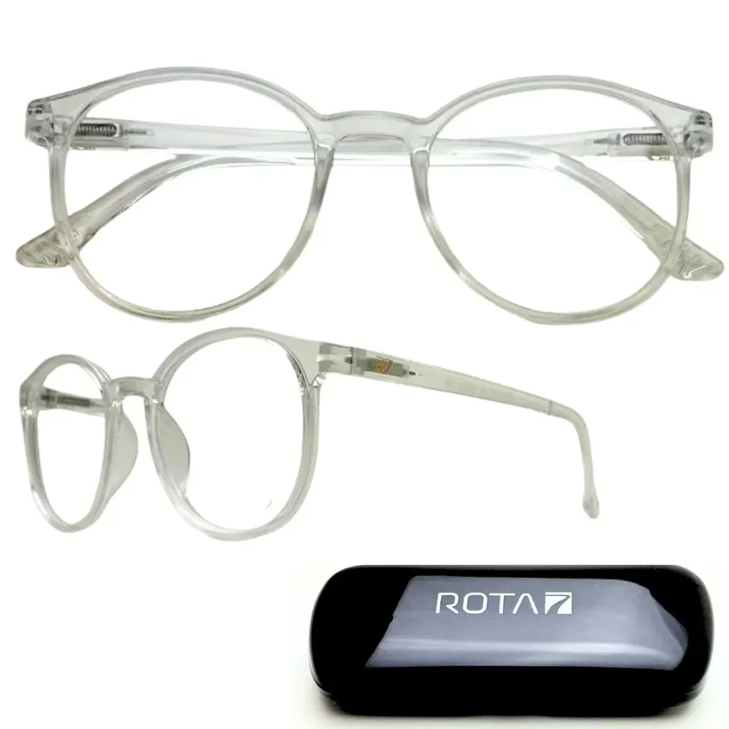 Óculos Gamer Filtro Anti Luz Azul Lente Anti Reflexo Rota 7 Cor:transparente