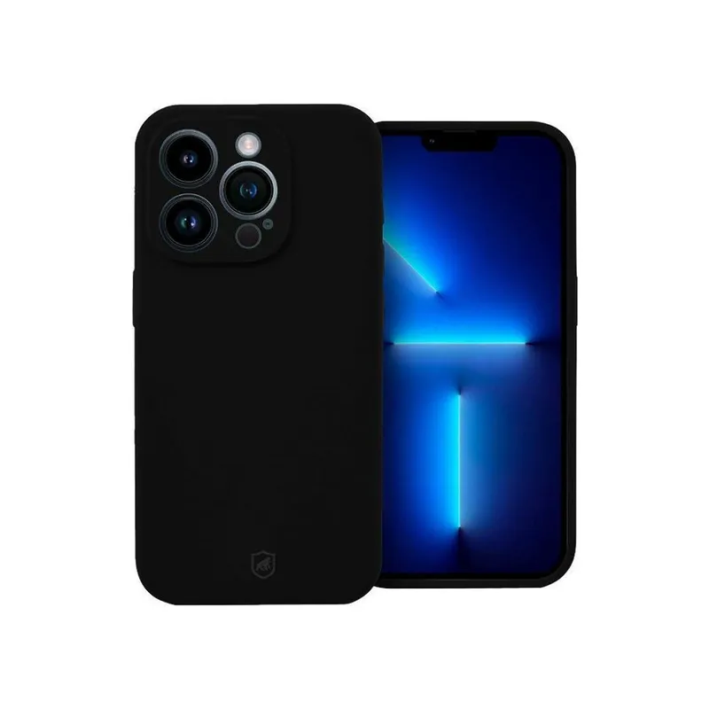 Capa Para Iphone 13 Pro Max - Silicon Premium Preta - Gshield
