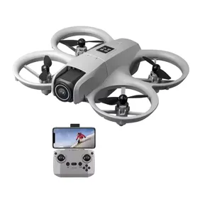 Drone D1 Pro Cinza Câmera 180 Hd Com LED Para Iniciantes
