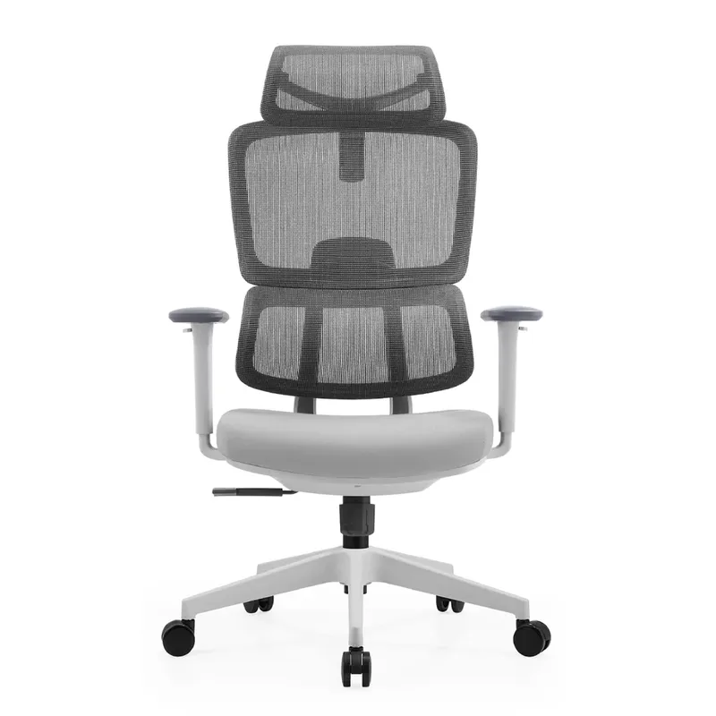 Cadeira De Escritório Ergonômica Aurove 186a Edge Cinza