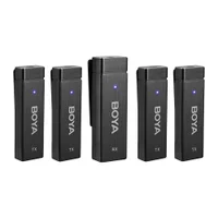 Sistema Microfone Lapela Boya By-w4 P/ Câmeras E Smartphones