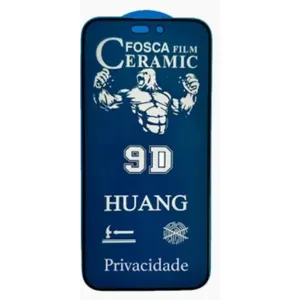 Película Cerâmica Privacidade Compatível Para Iphone 13 / 13 Pro / 14 / 16e