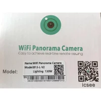 Camera Lampada Ip 360° Hd Panorâmica LED Wifi - 809