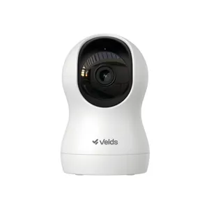 Câmera Interna Velds Ciptzw-3m Wi-fi 3mp 360º Até 10m Branca