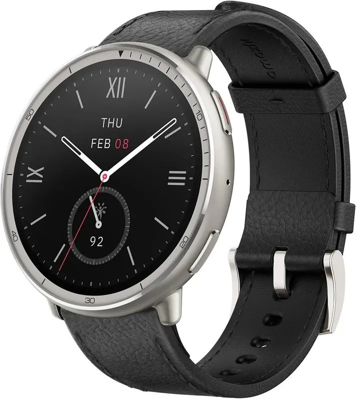 Smartwatch Amazfit Active 2 Premium, Tela Quadrada AmoLED, Bluetooth, Gps, Nfc, Até 10 Dias De Bateria - Prata