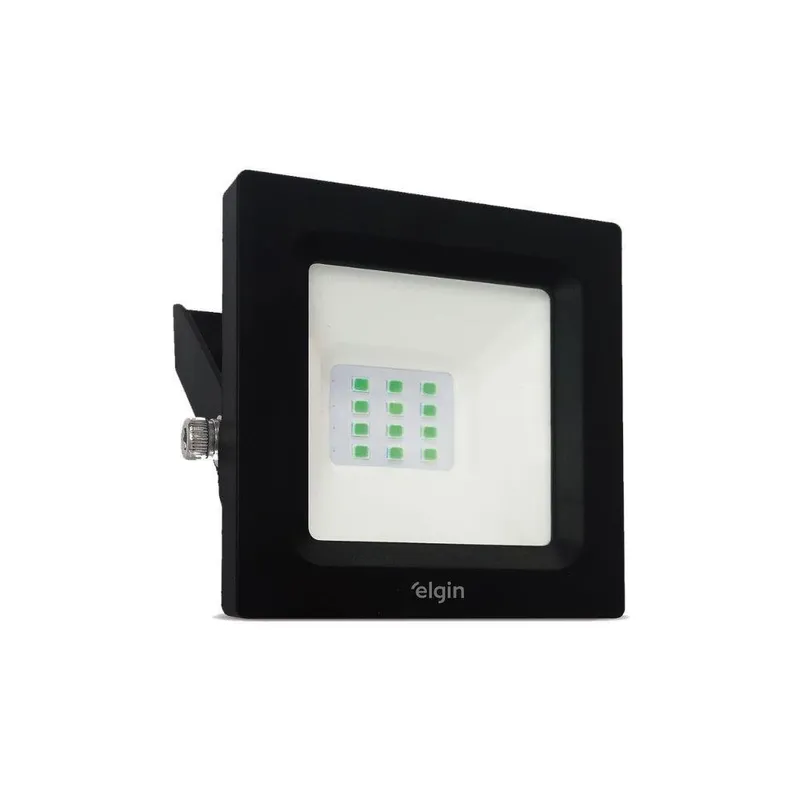 Kit 3 Projetor Led Elgin Refletor 10w 6500k Bivolt Cor: Verde