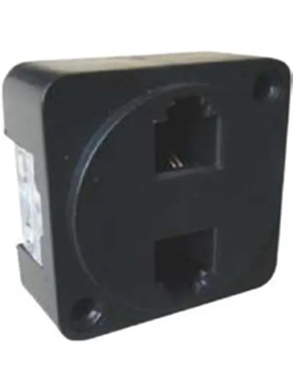 Plug Telefone Tomada Modular Idc 2 Linhas Preto