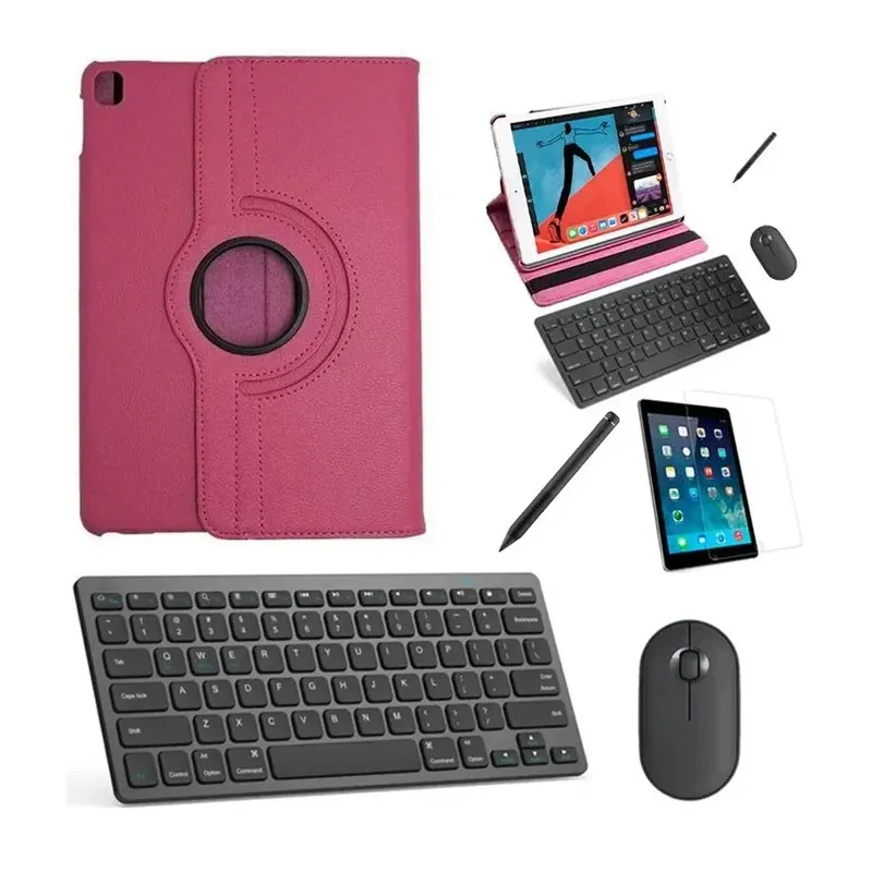 Capa 360 Rosa Tecl, Mou Pel, Stylus Tablet Pro 12,9" 2020/2021