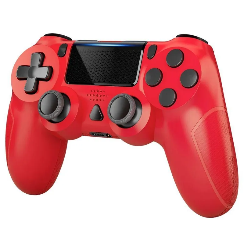 Joystick Wireless Compatível Ps4/ps4 Slim /ps4 Pro E PC Cor:vermelho