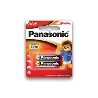02 Pilhas Baterias Aaa Panasonic, Alcalina, 3a Palito - 1 Cartela