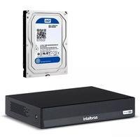 Kit Intelbras, DVR 3008-c, 8 Canais, Multi HD + HD 1TB, Inteligência Artificial