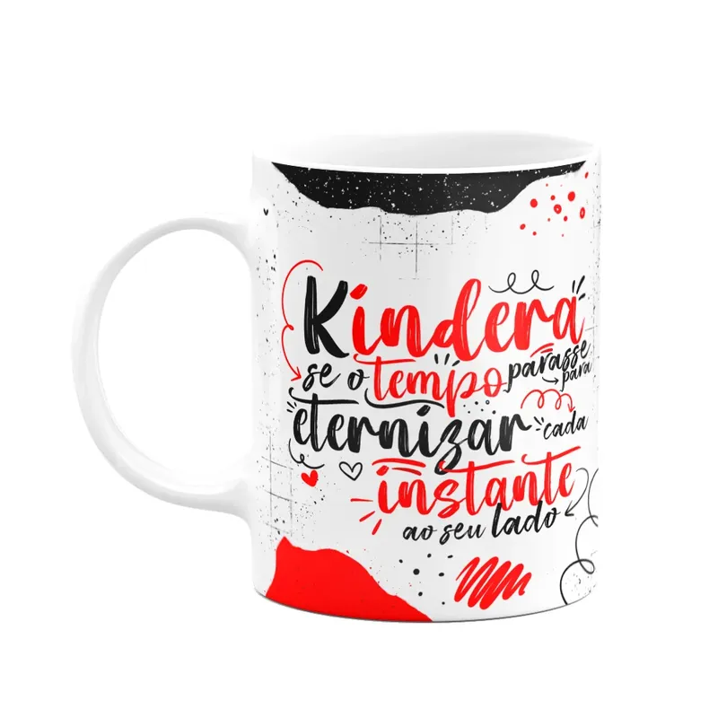 Caneca Páscoa Doce - Kindera Se O Tempo Parasse - M2 - 325ml