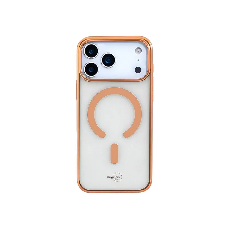 Capa Iphone 17 Pro Max Peel, Iplace, Laranja