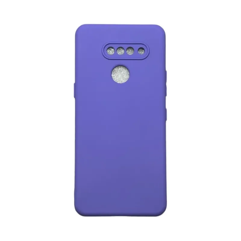 Capa Lg K50s Protege Ao Redor Da Câmera Silicone Aveludada Colorida Case Capinha Anti Impacto Lg K50s:azul