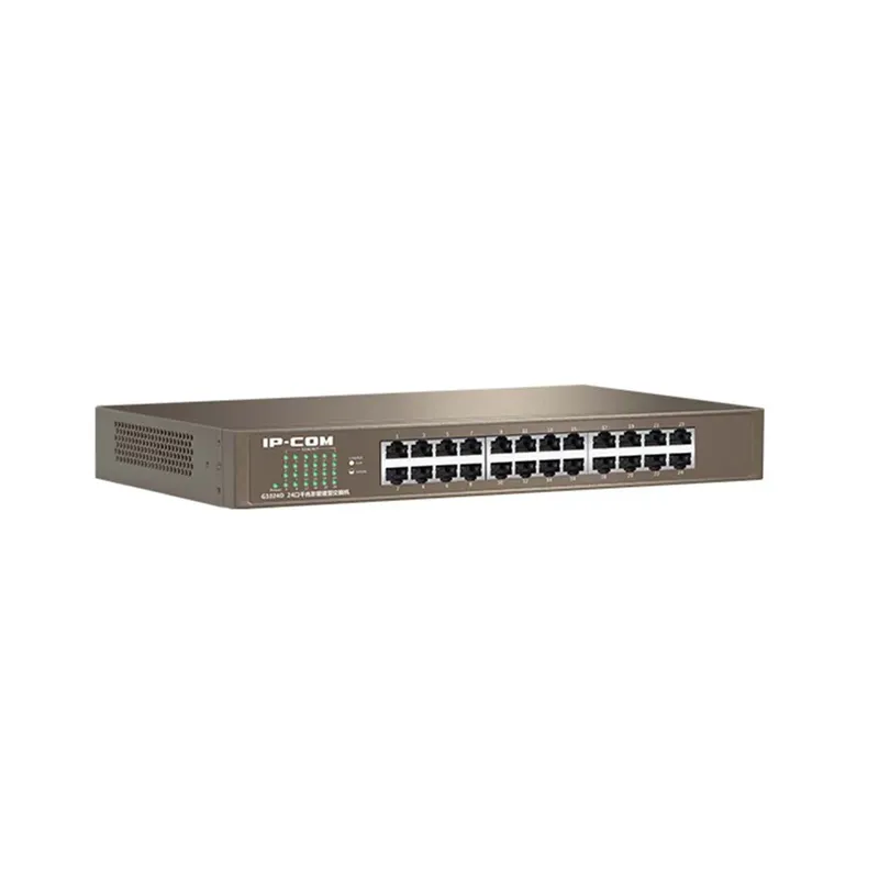 Switch 24 Portas Ip-Com G1024d, Gigabit, Não Gerenciável, Proteção Contra Surtos 6kv