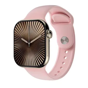 Relógio Smartwatch W10 Pro Serie 10 AmoLED Chatgpt Nfc Gps Cor:dourado