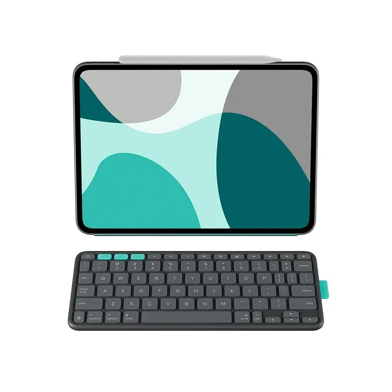Capa Com Teclado Logitech Flip P/ Ipad Pro 13 (m4) E Ipadi Air 13 (m2 M3) Grafite - 920-013367