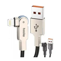 Cabo Usb Para Lightning Reforçado 1m, Compatível Com Iphone 6 7 8 X Xs 11 Se 12 Xr 13 14 Pro Max – Carregamento Turbo E Transferência De Dados