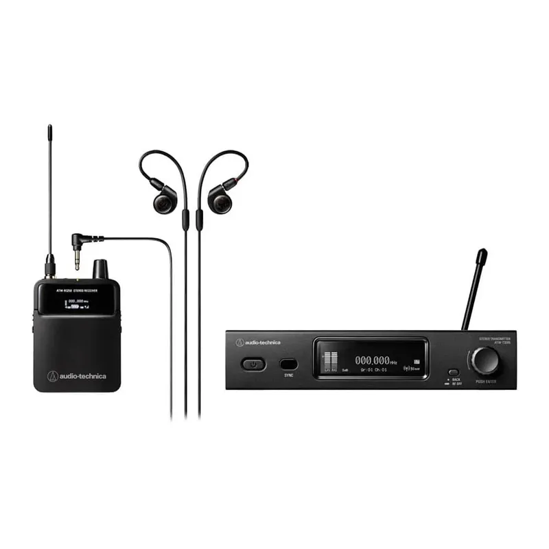 Sistema De Monitor Sem Fio Audio-technica Atw-3255df2 In-ear Série 3000 Iem