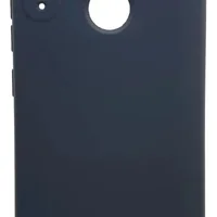 Capa Moto E6 Plus Silicone Aveludada Preto Lisa