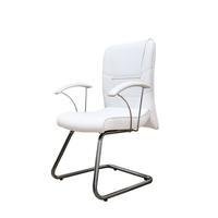Poltrona Diretor Design Office Móveis, Linha Vivara, Ergonômica, Base Fixa Em S, Branco