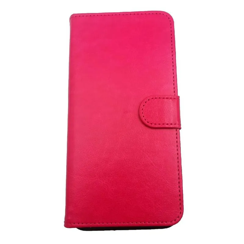 Capinha Capa Compatível Com Motorola Moto G55 5g Tela 6.5 Carteira Lisa Flip Case Cor:rosa