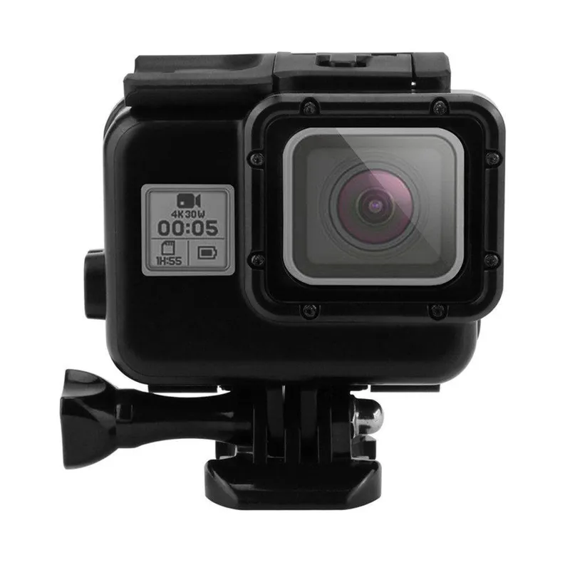 Caixa Estanque Blackout + Tampa Touch Para Gopro 5/6/7 Black