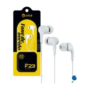 Fone Wallo F23 C/fio P2 Cor Branco