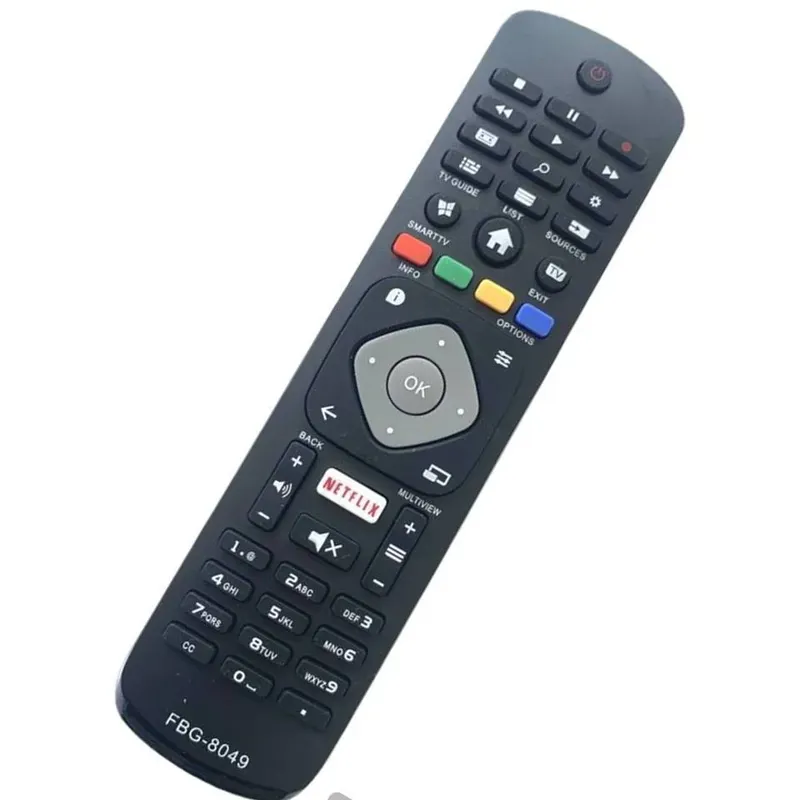 Controle Remoto Compatível Tv Smart Philips C/netflix 8049