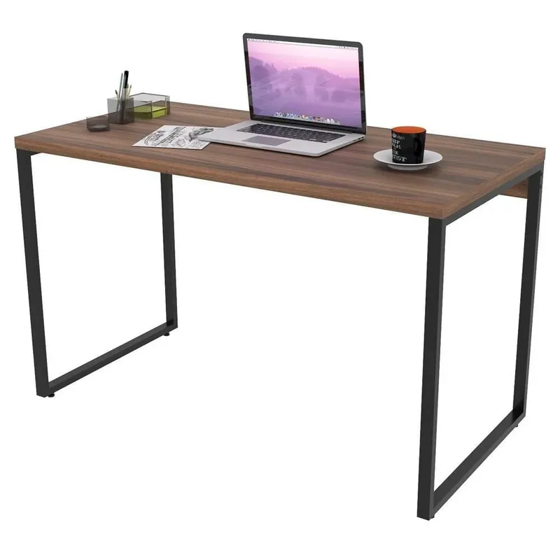 Mesa De Escritório Office Em L 150x150cm Estilo Industrial Prisma C08 Snow - Mpozenato