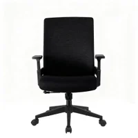 Cadeira De Escritório Presidente Fox Office Giratória Tela Mesh Preta F1251