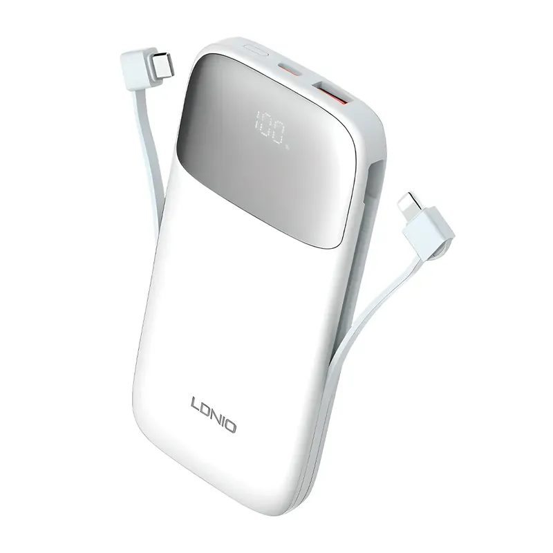Ldnio Power Bank 20000mah Carregamento Rápido Pd Qc3.0