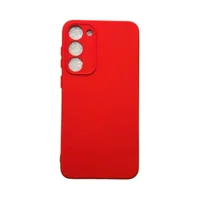 Capa Samsung S23 Plus Protege Câmera Silicone Aveludada Colorida Case Capinha Anti Impacto S23 Plus:vermelho