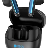 Fone De Ouvido Bluetooth Hrebos S/ Fio Com Estojo - Preto