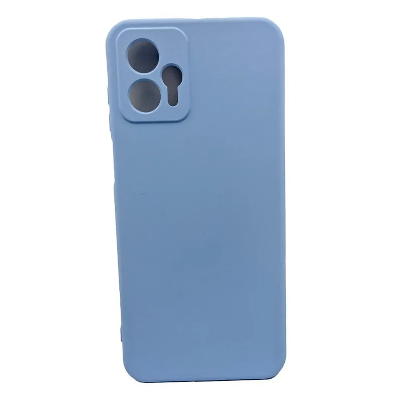 Capa Compatível Com Motorola Moto G23 Xt2333, Tela 6.5 Polegadas,Aveludada Interior,azul Claro