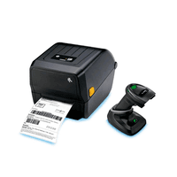 Kit Zebra Leitor Ds2278, 2D + Impressora Zd230, Ethernet