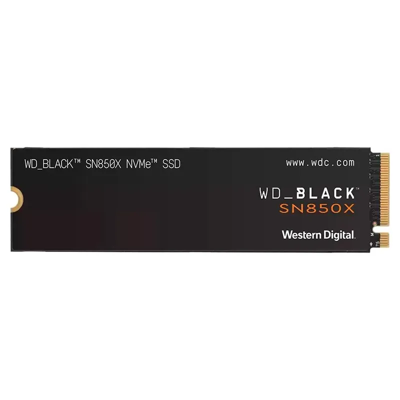 SSD SanDisk SN850X Gaming Storage, 2TB, M.2 2280 PCIe GEN4X4, NVMe, Leitura: 7300 MB/s e Gravação: 6600 MB/s, Preto - WDS200T2X0E