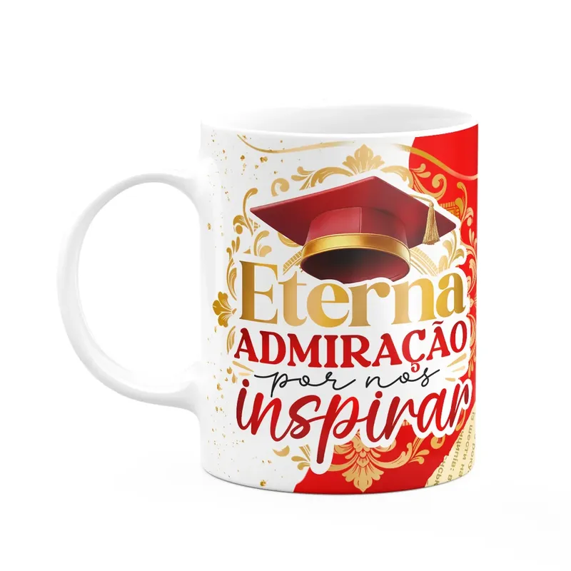 Caneca Formatura G-red - Eterna Admiração Por Nos Inspirar