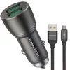 Carregador Rápido Veicular Poderoso 4.8a Máximo Usb Tipo C