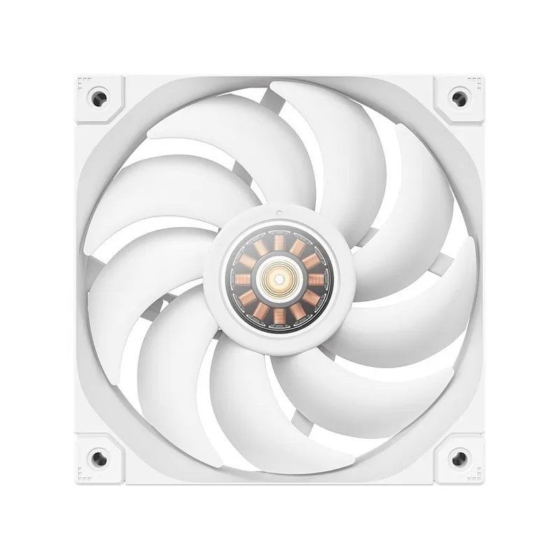 Kit com 3 Ventoinhas DeepCool FT12, 120mm, Branco - R-FT12-WHWPN3-G