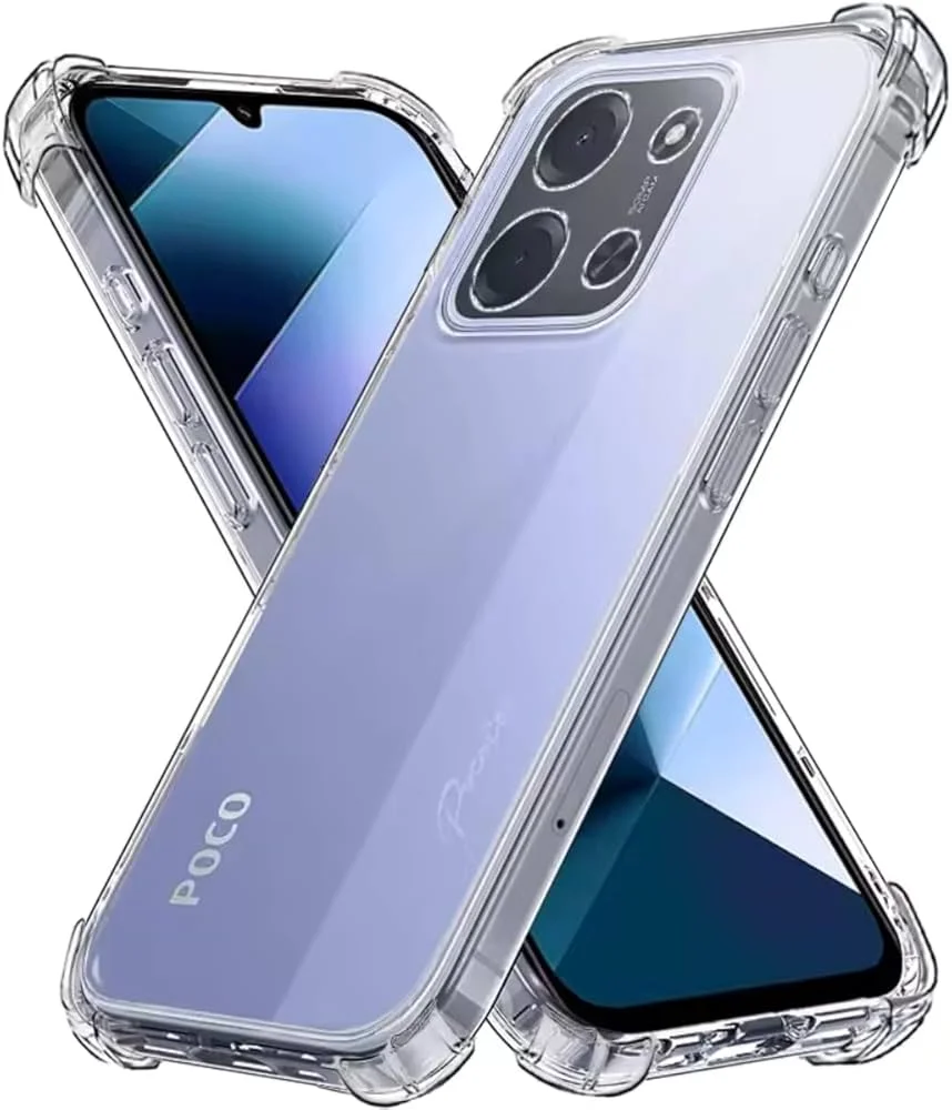 Capa Capinha Anti Impactos Para Poco C85 4g 5g Transparente