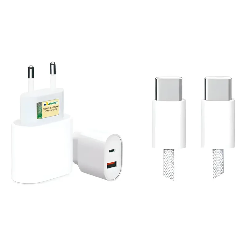 Carregador Parede 20w Com Cabo Tipo C 1m